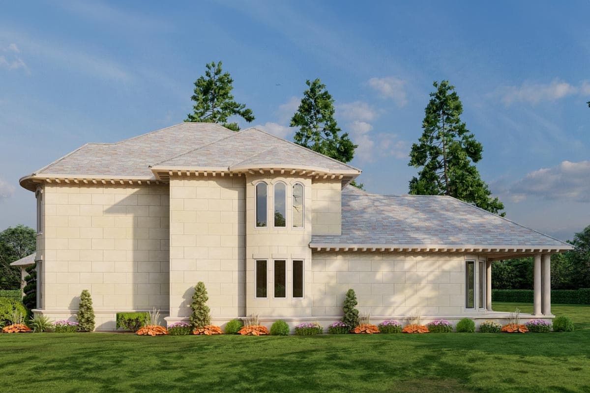 Plan 60656ND: 6-Bedroom European-style Southern Mansion House Plan with 8454 Square Feet - Image #9 - European, Rustic, Southern