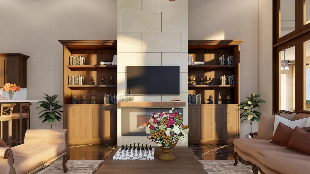 Plan 60656ND: 6-Bedroom European-style Southern Mansion House Plan with 8454 Square Feet - Image #13 - European, Rustic, Southern