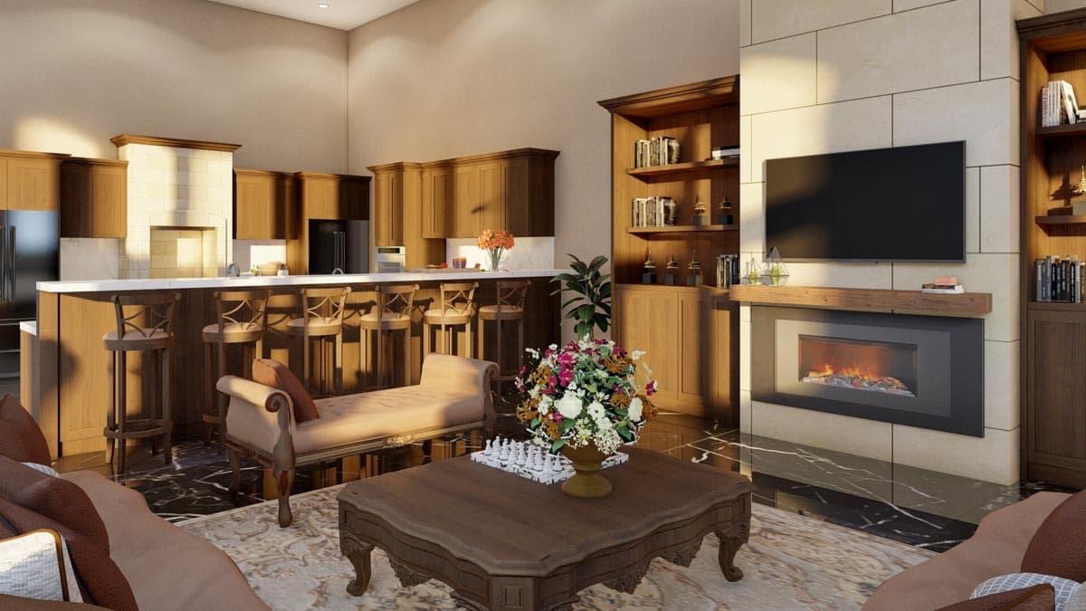 Plan 60656ND: 6-Bedroom European-style Southern Mansion House Plan with 8454 Square Feet - Image #14 - European, Rustic, Southern