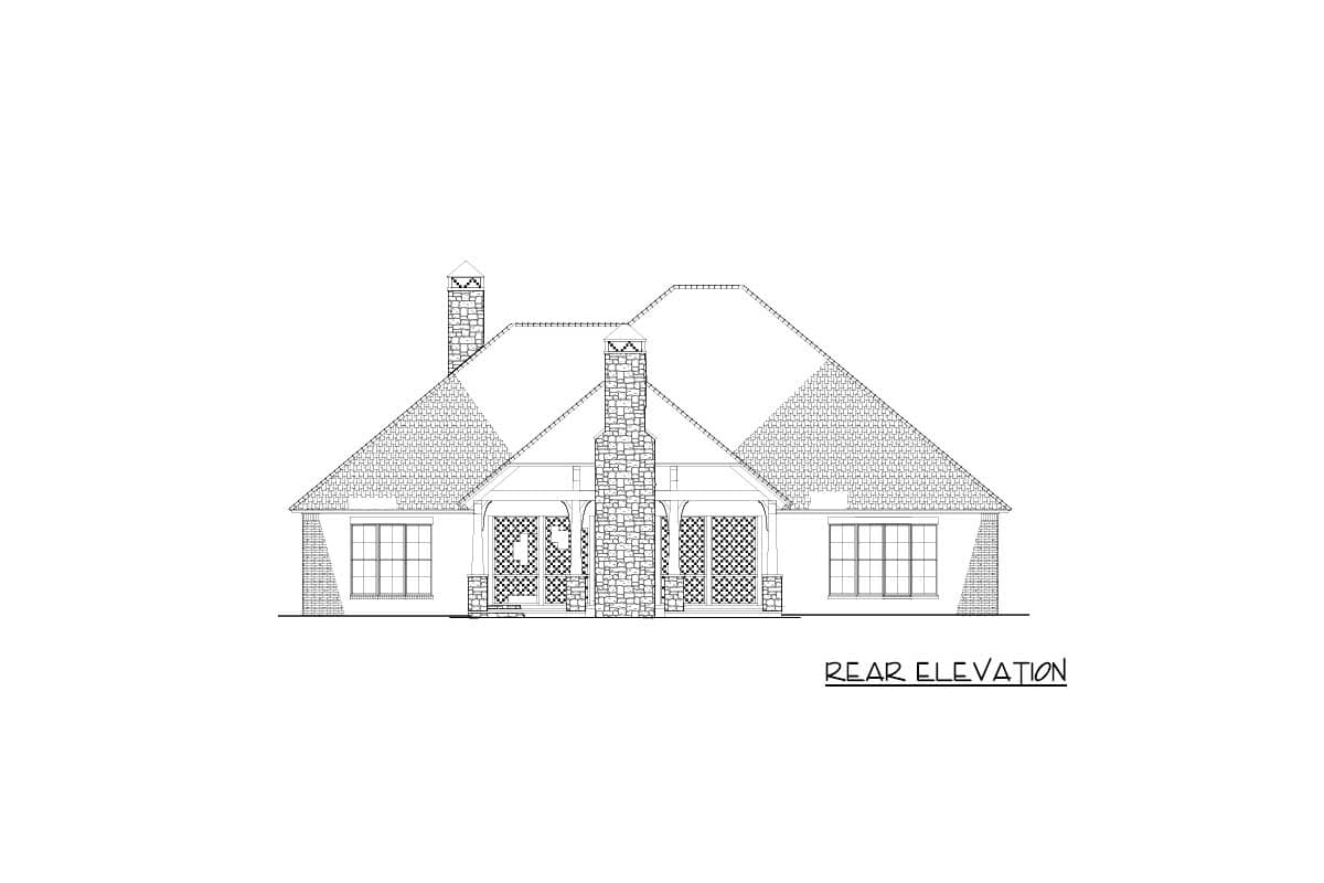 Plan 60671ND: Rustic Mountain Home Plan - Image #4 - Craftsman, Mountain, Northwest, Rustic