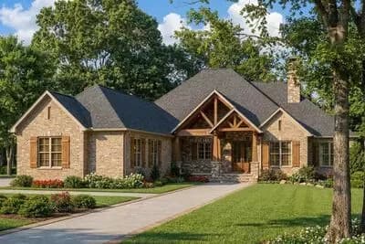 Rustic Mountain Home Plan