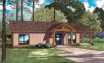 Rustic Ranch with Large Grilling Porch