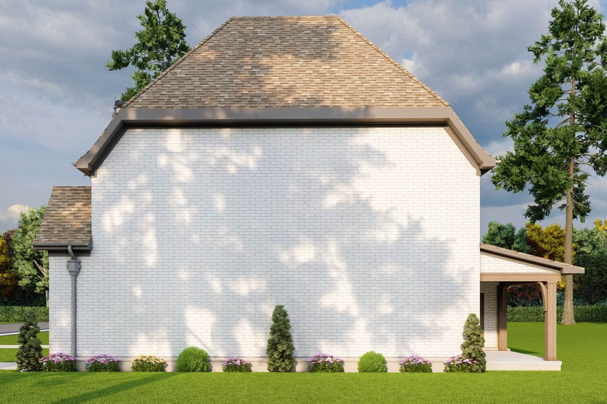 Plan 60684ND: 2-Story Euro Duplex House Plan with 1523 Sq Ft 2 Bed 2.5 Bath Units - Image #8 - European, French Country