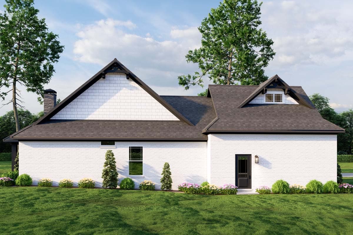 Plan 60687ND: 3-Bedroom Country Craftsman House Plan with Vaulted Great Room - 2091 Sq Ft - Image #13 - Country, Craftsman, Mountain, New American, Ranch, Rustic