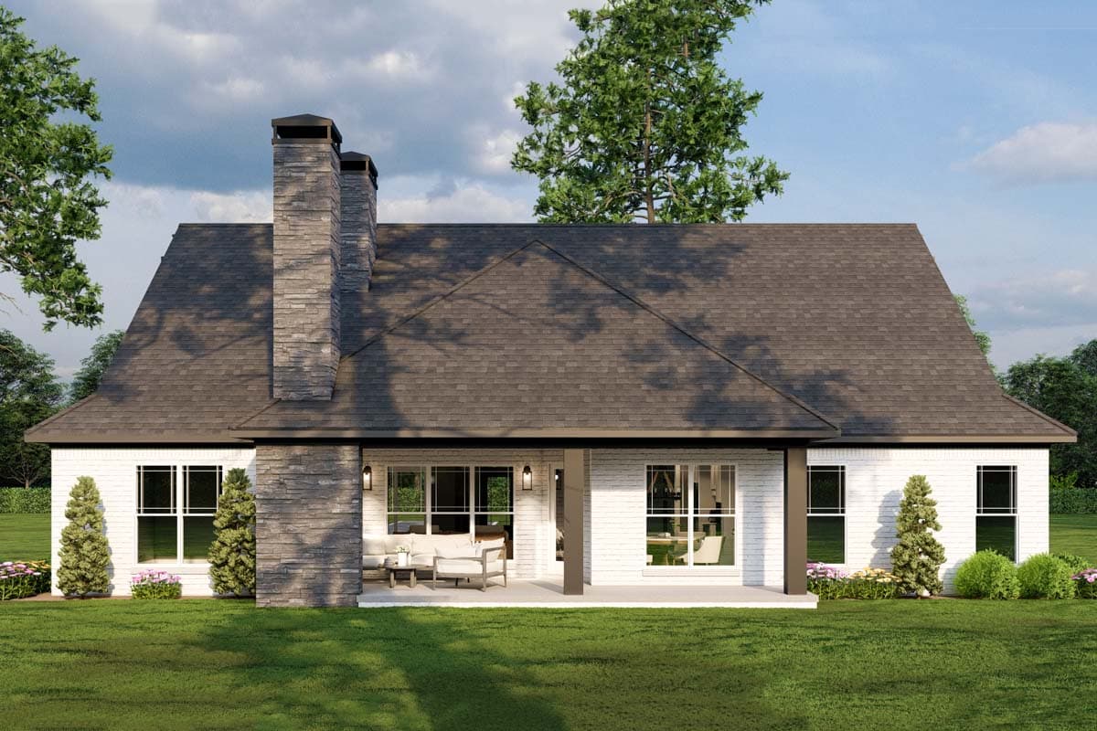 Plan 60687ND: 3-Bedroom Country Craftsman House Plan with Vaulted Great Room - 2091 Sq Ft - Image #14 - Country, Craftsman, Mountain, New American, Ranch, Rustic