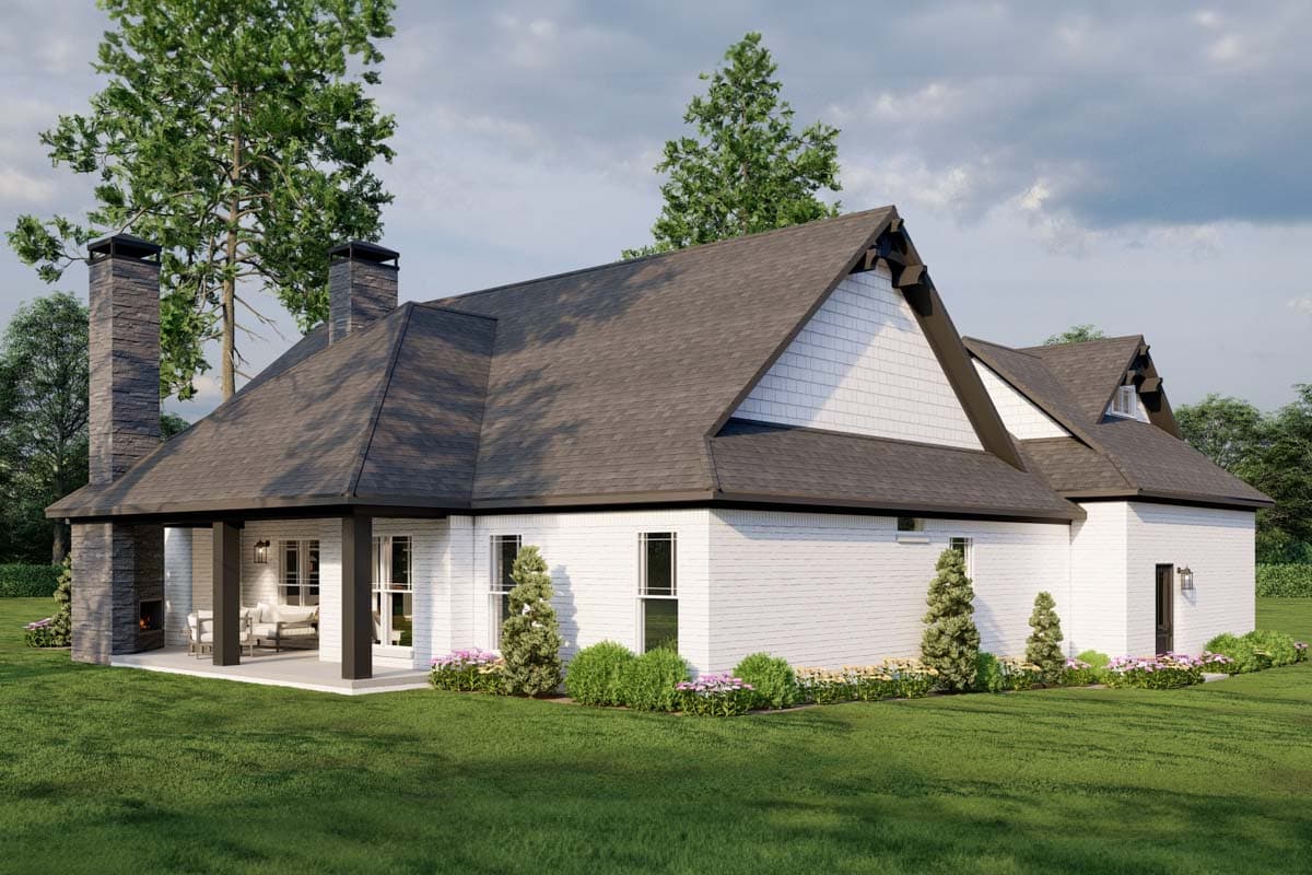 Plan 60687ND: 3-Bedroom Country Craftsman House Plan with Vaulted Great Room - 2091 Sq Ft - Image #15 - Country, Craftsman, Mountain, New American, Ranch, Rustic