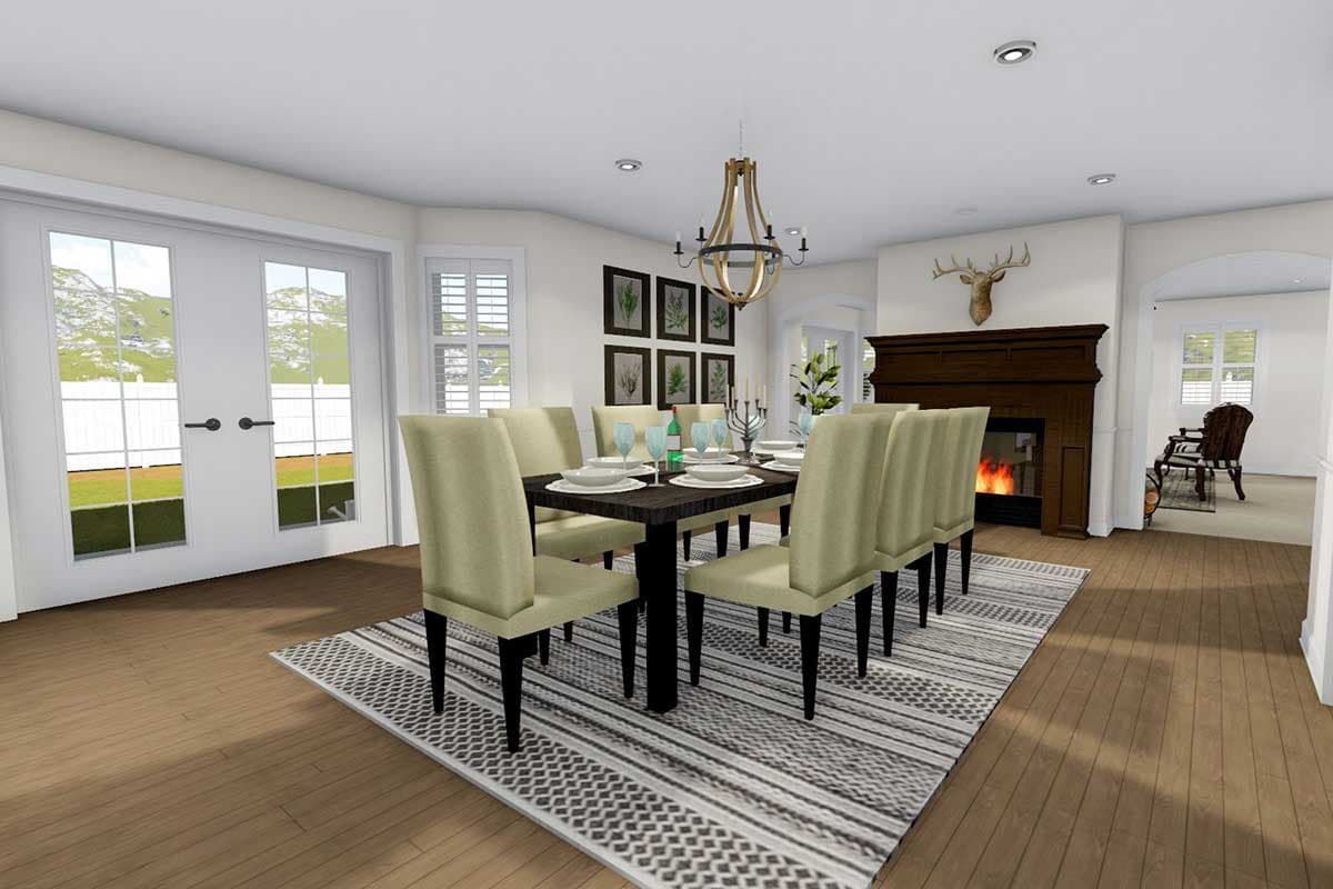Plan 61200UT: 4-Bed Traditional House Plan with Lower Level Expansion - Image #12 - Country, Farmhouse, New American, Traditional