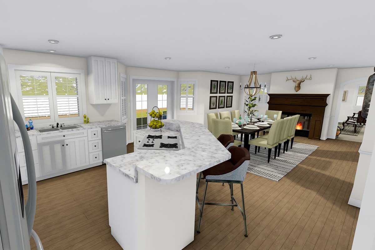 Plan 61200UT: 4-Bed Traditional House Plan with Lower Level Expansion - Image #14 - Country, Farmhouse, New American, Traditional