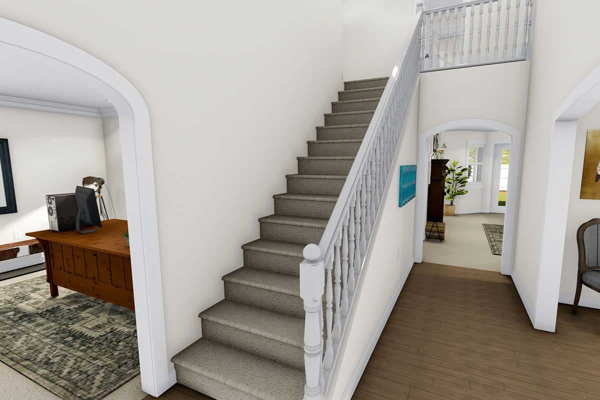 Plan 61200UT: 4-Bed Traditional House Plan with Lower Level Expansion - Image #6 - Country, Farmhouse, New American, Traditional