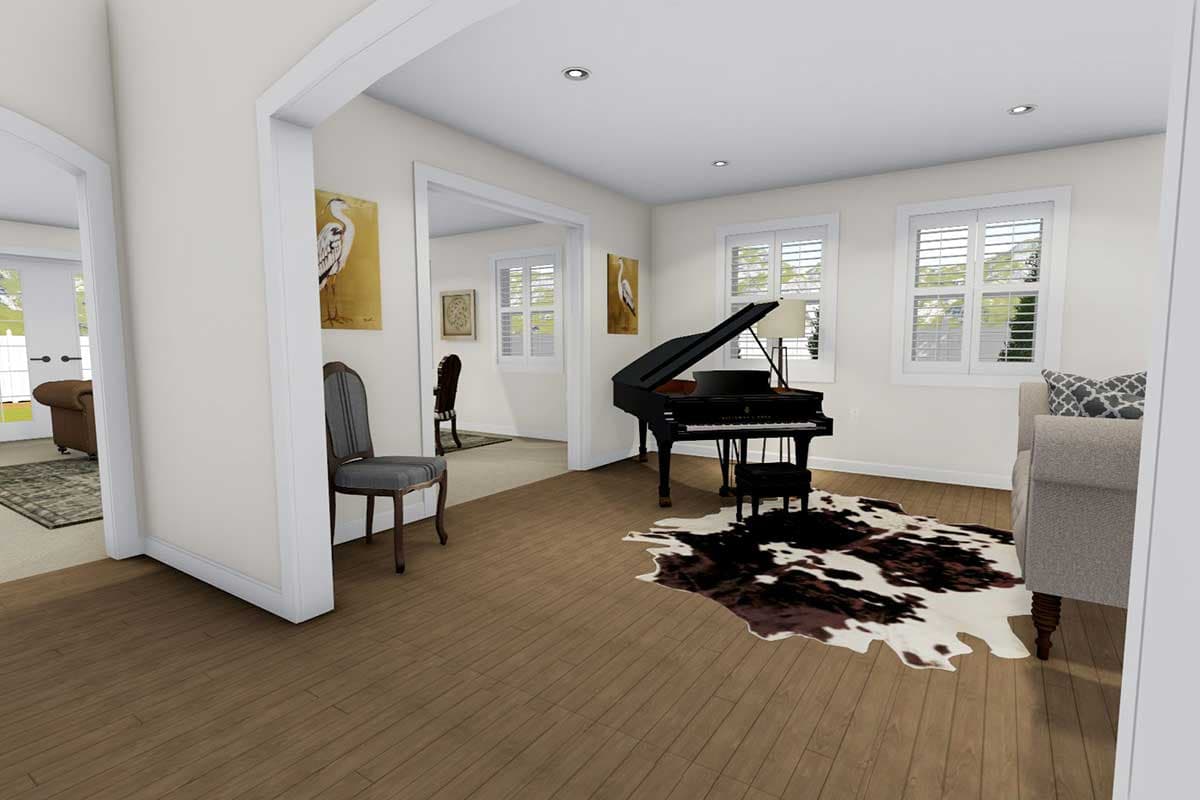 Plan 61200UT: 4-Bed Traditional House Plan with Lower Level Expansion - Image #8 - Country, Farmhouse, New American, Traditional