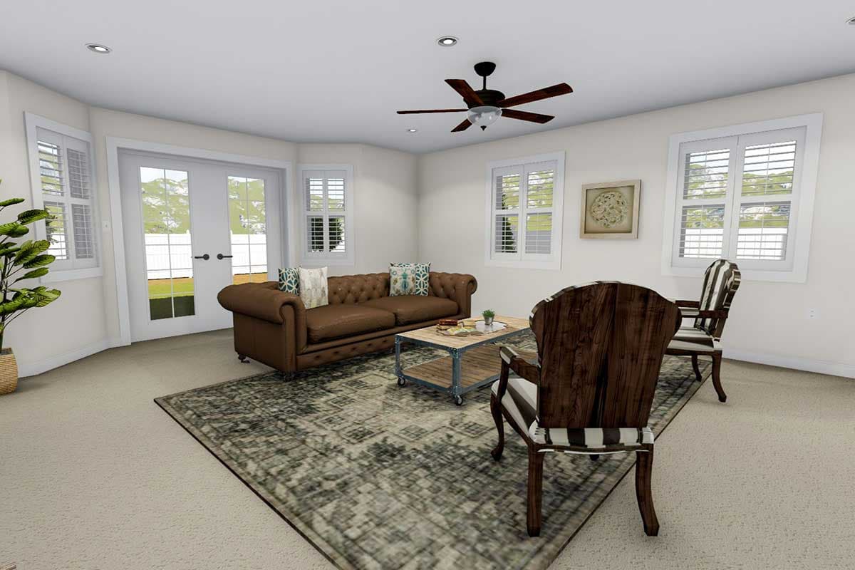 Plan 61200UT: 4-Bed Traditional House Plan with Lower Level Expansion - Image #9 - Country, Farmhouse, New American, Traditional