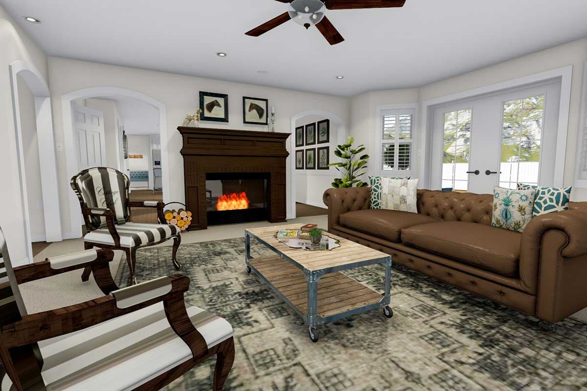 Plan 61200UT: 4-Bed Traditional House Plan with Lower Level Expansion - Image #10 - Country, Farmhouse, New American, Traditional