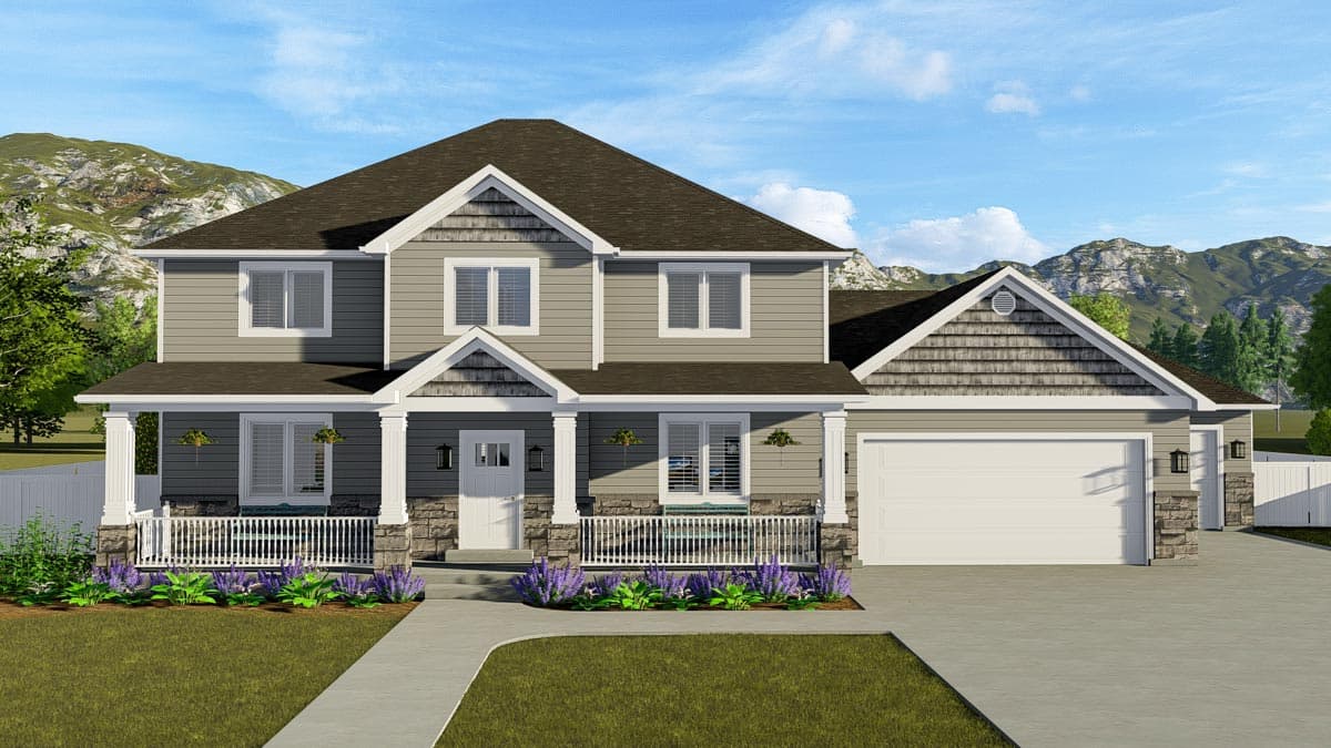 Plan 61207UT: Traditional Home Plan Dynamic Layout - Image #14 - Country, Northwest, Traditional