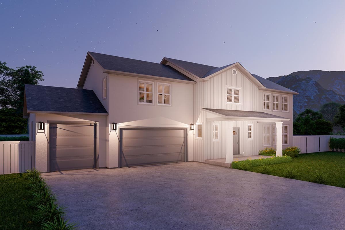 Plan 61214UT: A Floor Plan that Flows - Image #8 - Traditional, Transitional