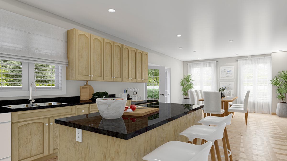Plan 61214UT: A Floor Plan that Flows - Image #14 - Traditional, Transitional