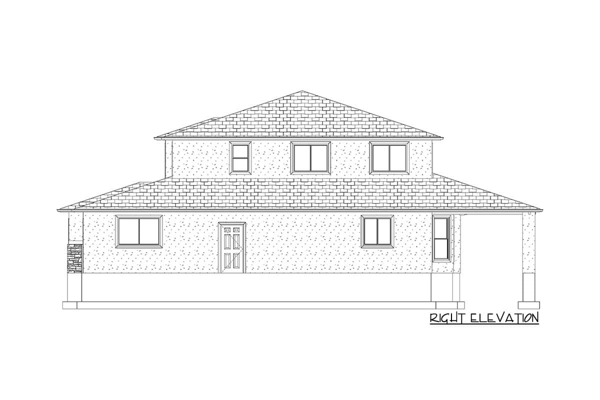 Plan 61219UT: 5-Bed House Plan with Second Floor Rec Room - Image #24 - Traditional