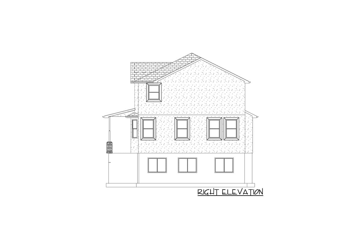 Plan 61222UT: 2-Story House Plan with Spacious Bedrooms - Image #30 - Country, Craftsman, Traditional