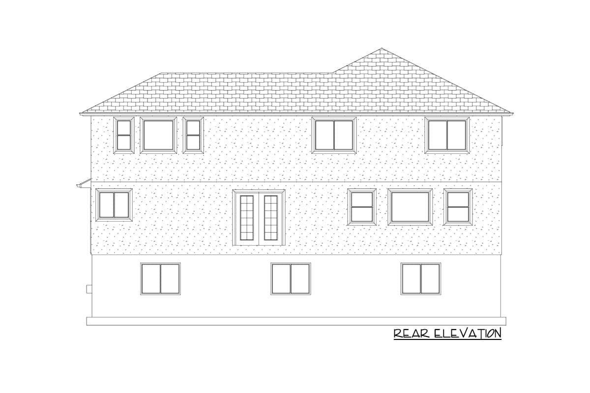 Plan 61231UT: Two-Story Traditional House Plan with Optional Lower Level Expansion - Image #32 - Traditional