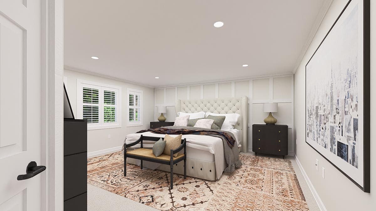 Plan 61231UT: Two-Story Traditional House Plan with Optional Lower Level Expansion - Image #24 - Traditional