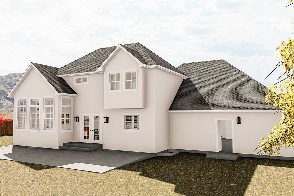 Plan 61242UT: Flexible Three to Five Bedroom House Plan - Image #8 - Traditional