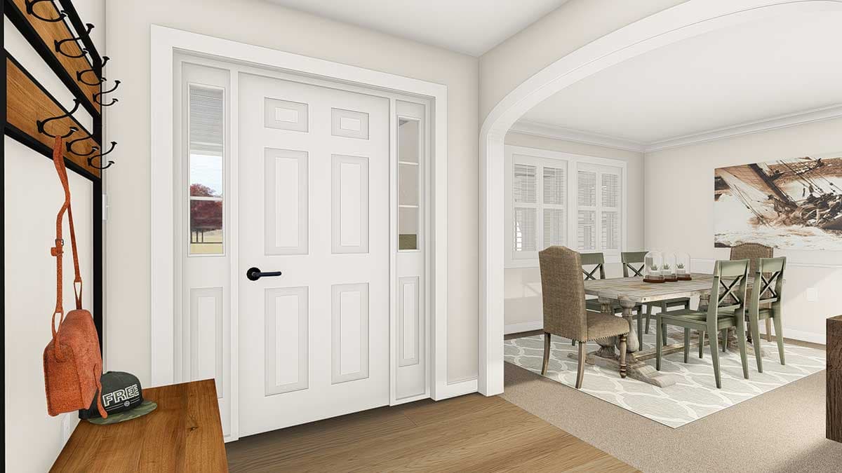 Plan 61242UT: Flexible Three to Five Bedroom House Plan - Image #9 - Traditional