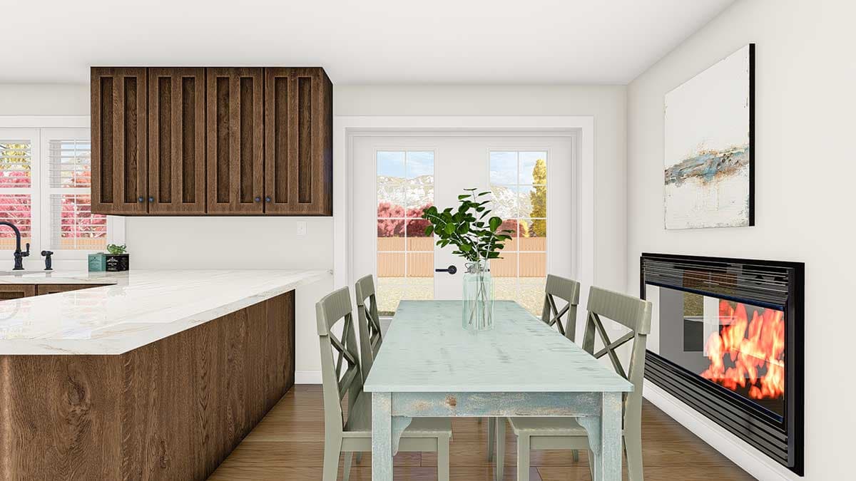 Plan 61242UT: Flexible Three to Five Bedroom House Plan - Image #20 - Traditional