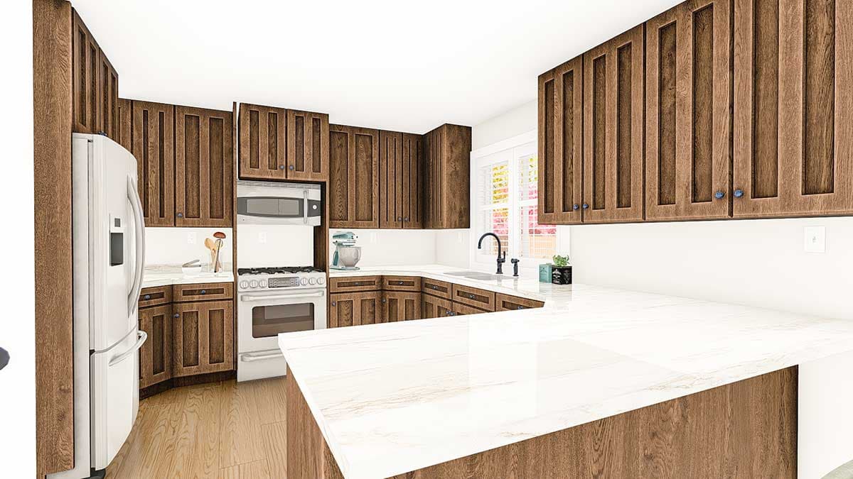 Plan 61242UT: Flexible Three to Five Bedroom House Plan - Image #21 - Traditional