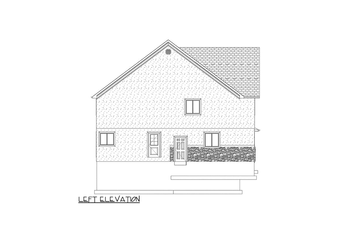 Plan 61250UT: Two-Story Traditional Home Plan with Optional Lower Level - Image #28 - Traditional