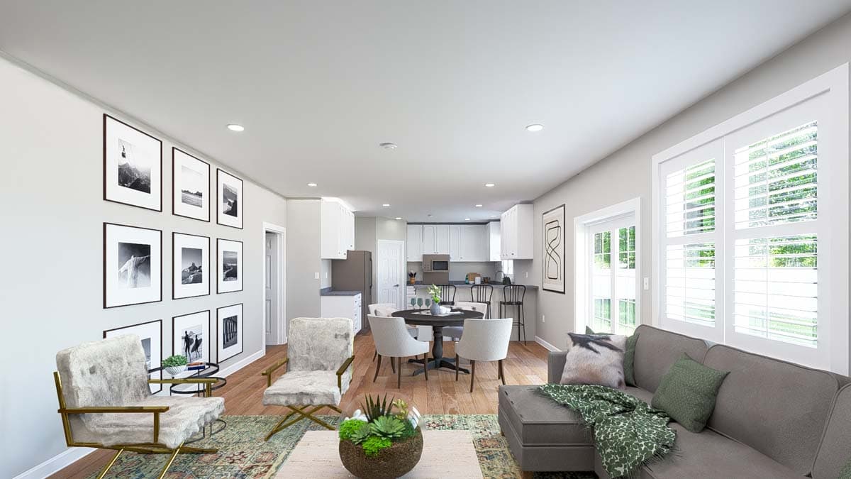 Plan 61257UT: 2900 Square Foot 4-Bed House Plan with Home Office and Lower Level Expansion - Image #13 - Traditional