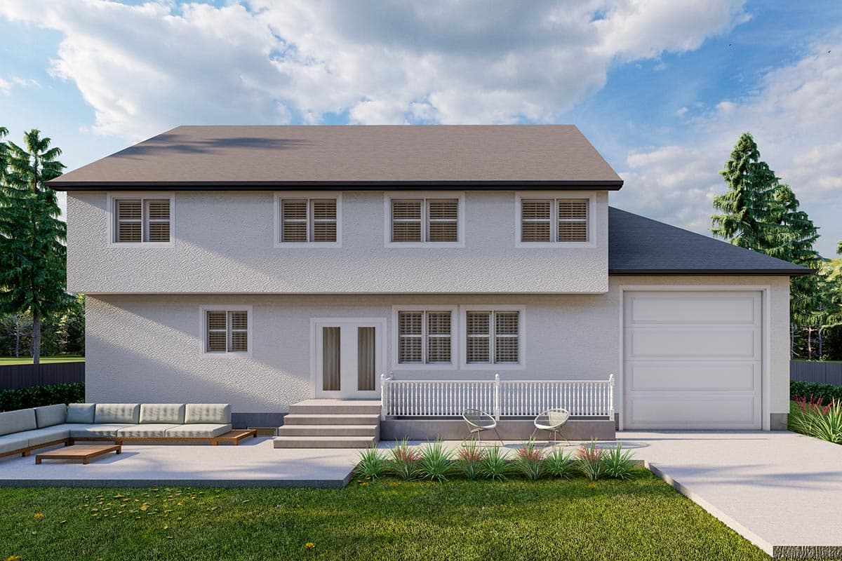 Plan 61258UT: Tudor Detailing - Image #4 - Traditional, Tudor