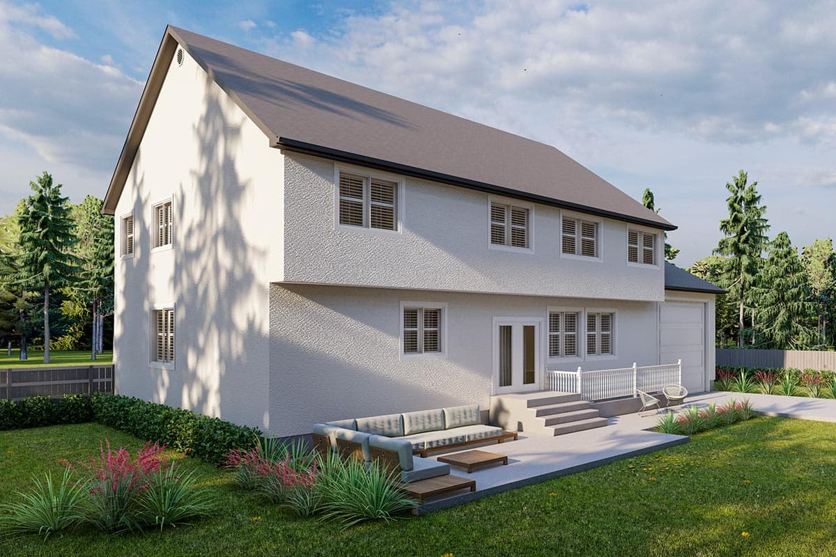 Plan 61258UT: Tudor Detailing - Image #5 - Traditional, Tudor