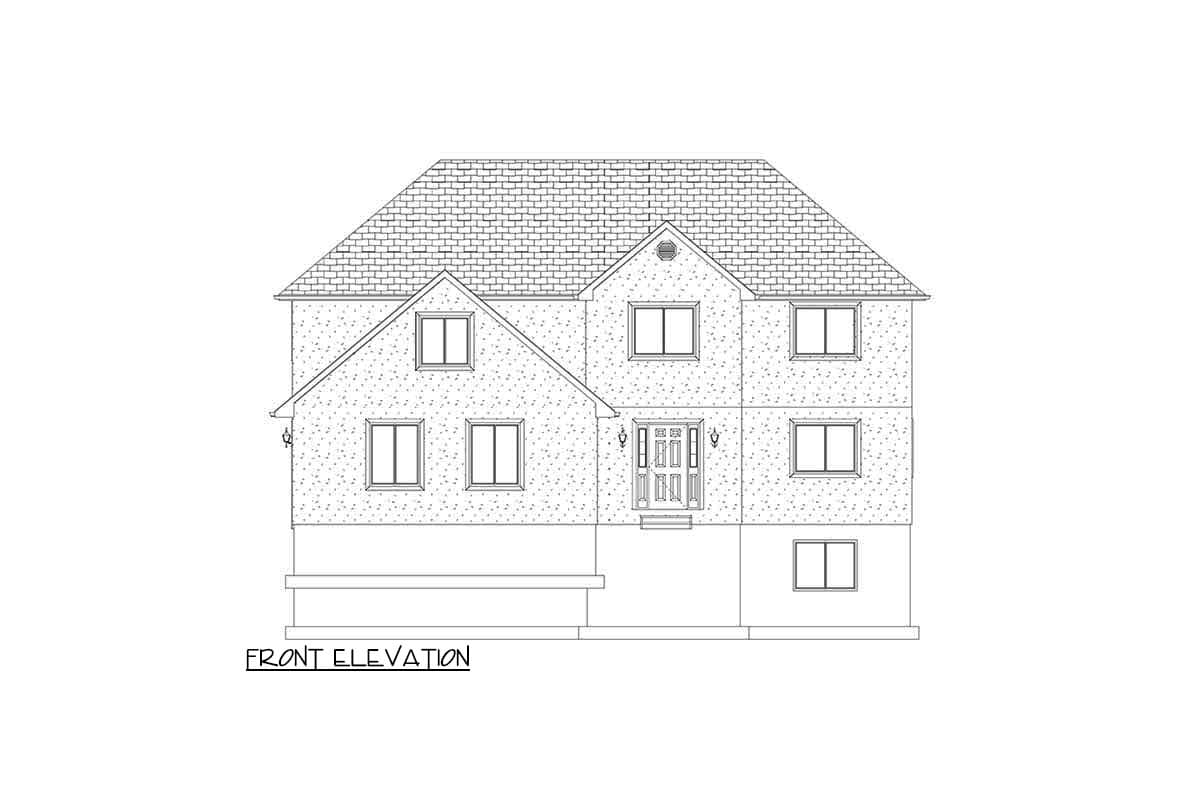 Plan 61262UT: Traditional 2-Story House Plan with Oversized Master Suite - 2656 Sq Ft - Image #21 - Traditional