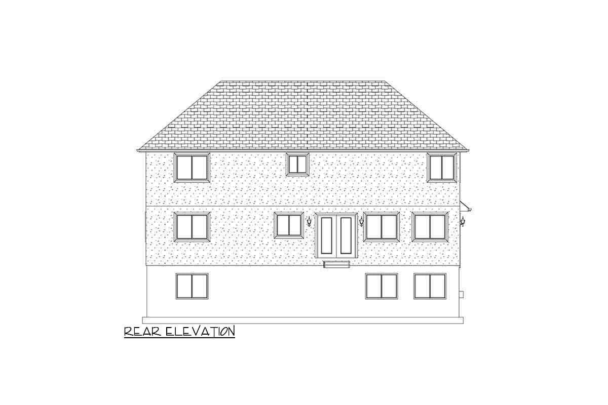 Plan 61262UT: Traditional 2-Story House Plan with Oversized Master Suite - 2656 Sq Ft - Image #23 - Traditional