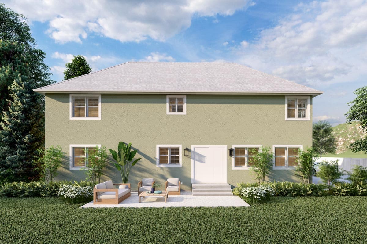 Plan 61262UT: Traditional 2-Story House Plan with Oversized Master Suite - 2656 Sq Ft - Image #5 - Traditional