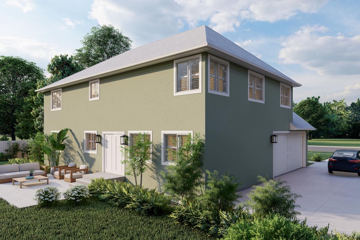 Plan 61262UT: Traditional 2-Story House Plan with Oversized Master Suite - 2656 Sq Ft - Image #6 - Traditional