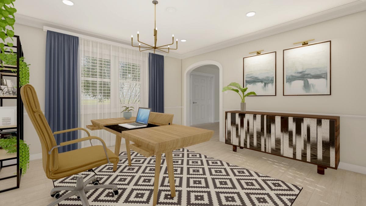 Plan 61262UT: Traditional 2-Story House Plan with Oversized Master Suite - 2656 Sq Ft - Image #14 - Traditional