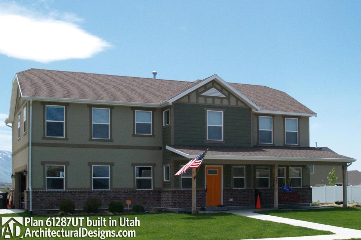 build gallery item - House Plan 61287UT comes to life in Utah