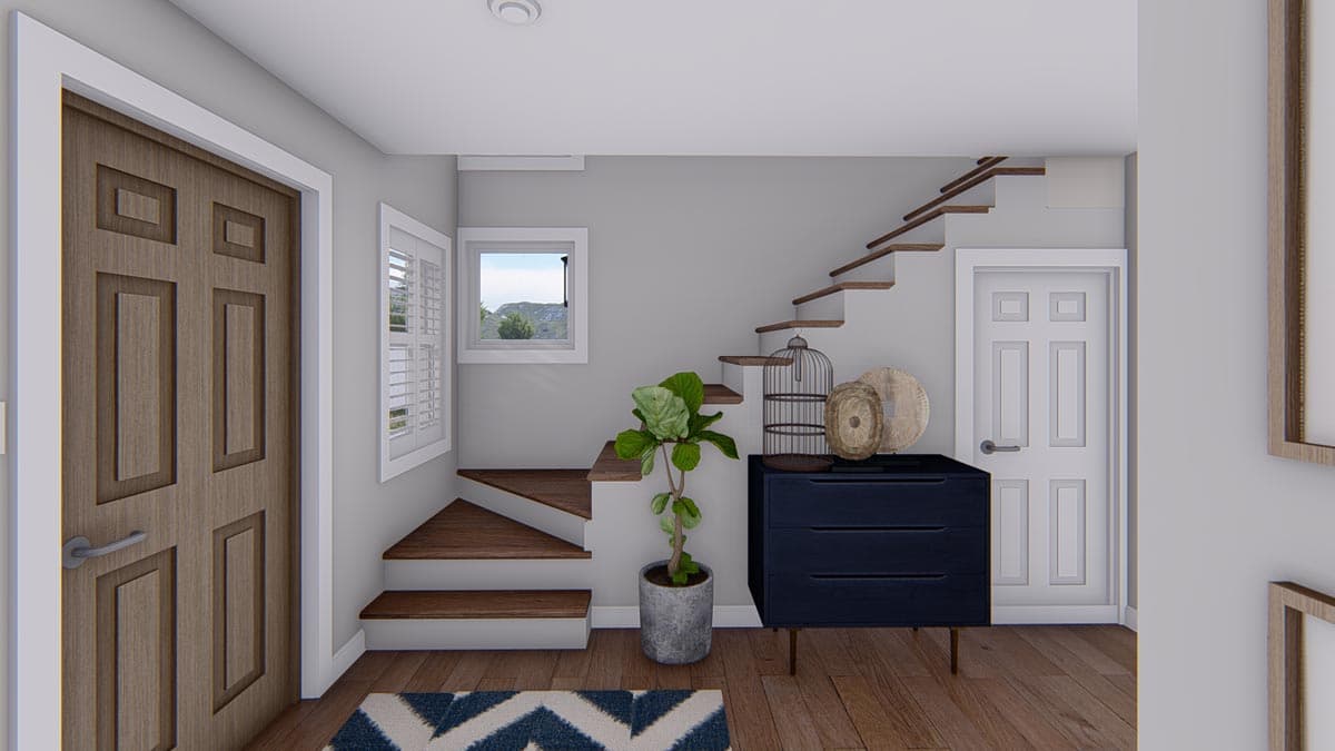 Plan 61287UT: 2-Story Traditional Home Plan with Great Closet Space - Image #8 - Traditional