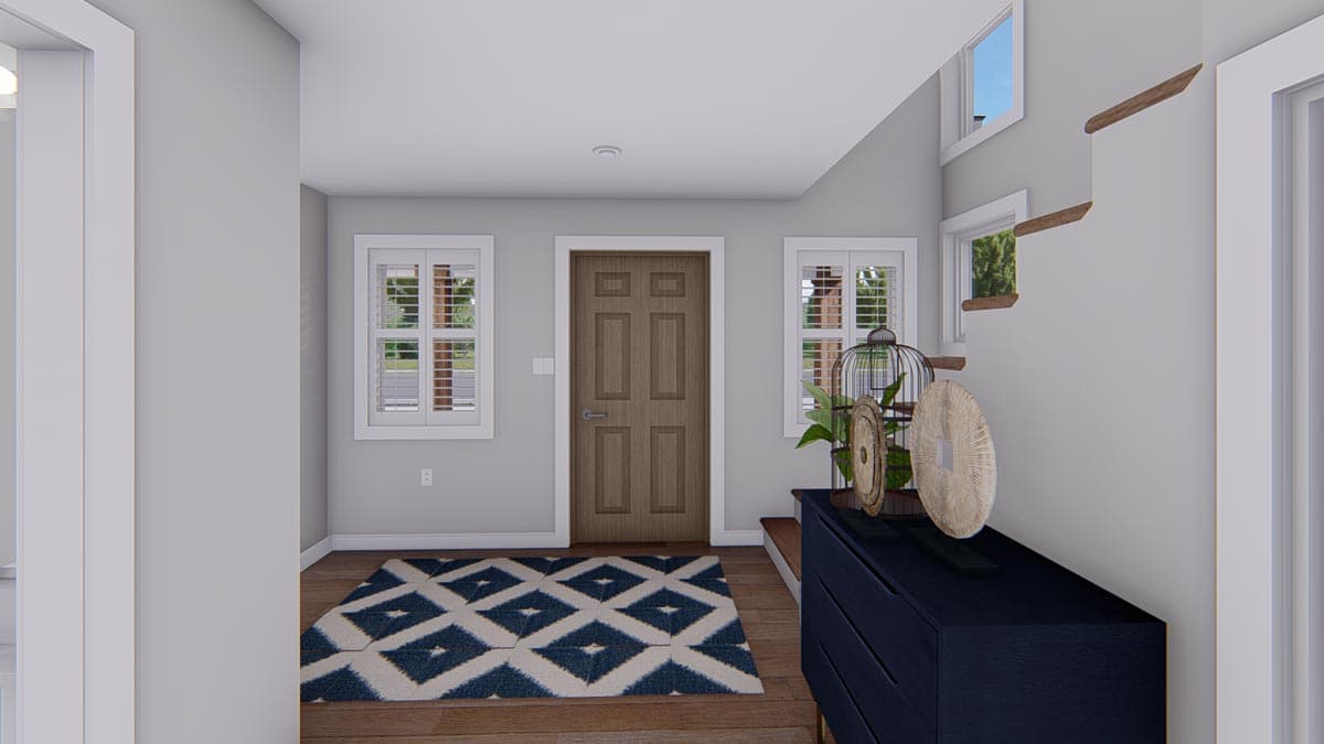 Plan 61287UT: 2-Story Traditional Home Plan with Great Closet Space - Image #9 - Traditional