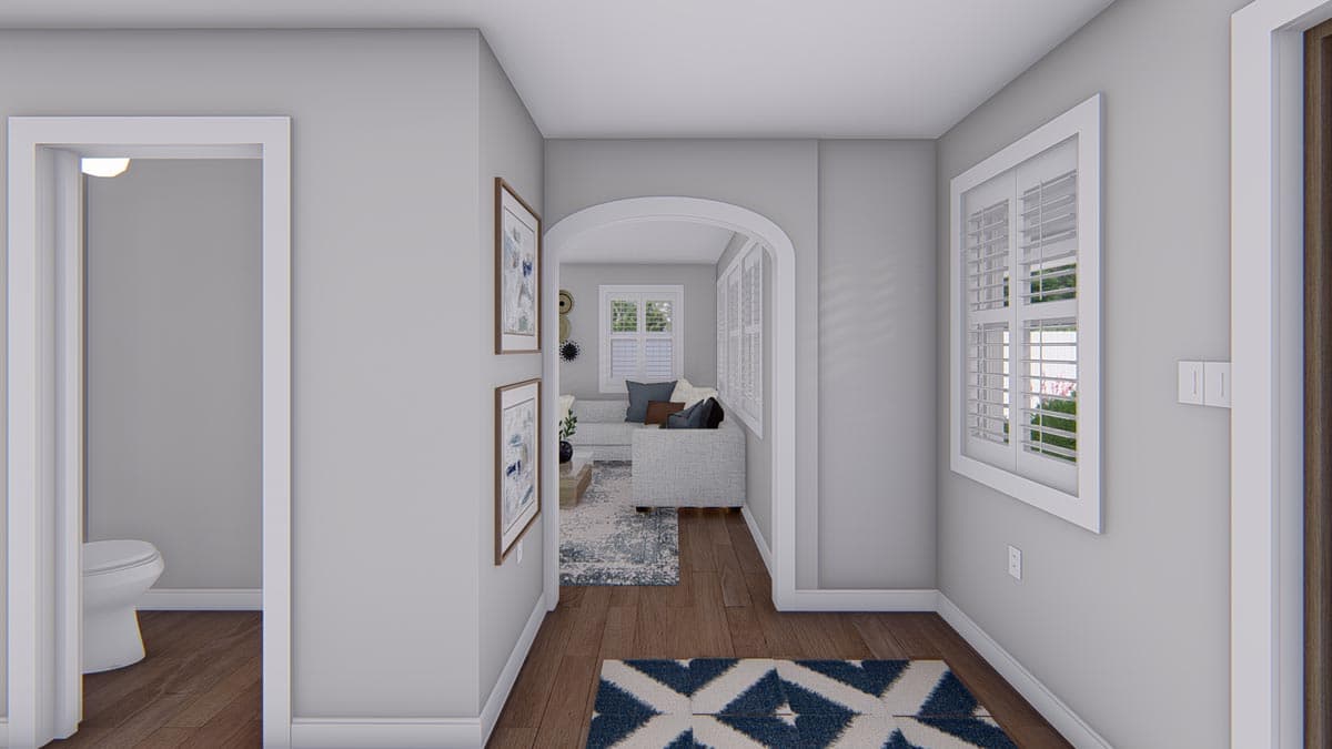 Plan 61287UT: 2-Story Traditional Home Plan with Great Closet Space - Image #10 - Traditional