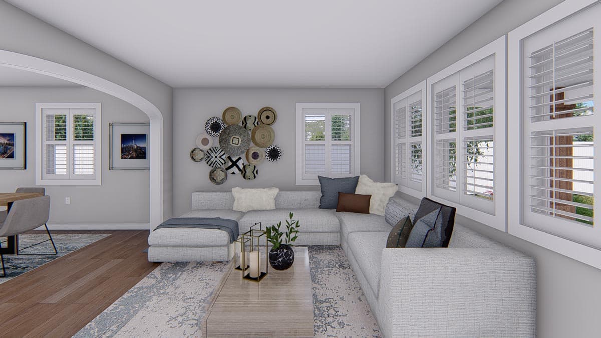 Plan 61287UT: 2-Story Traditional Home Plan with Great Closet Space - Image #11 - Traditional