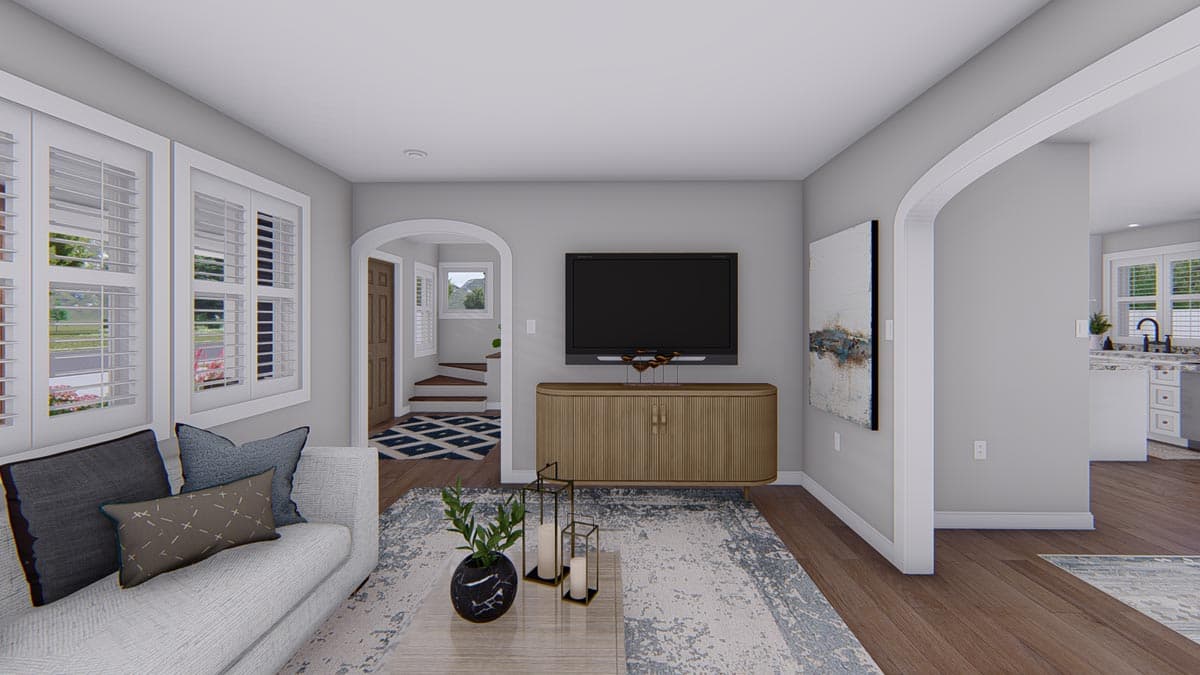 Plan 61287UT: 2-Story Traditional Home Plan with Great Closet Space - Image #13 - Traditional