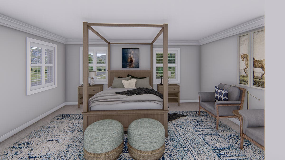 Plan 61287UT: 2-Story Traditional Home Plan with Great Closet Space - Image #22 - Traditional