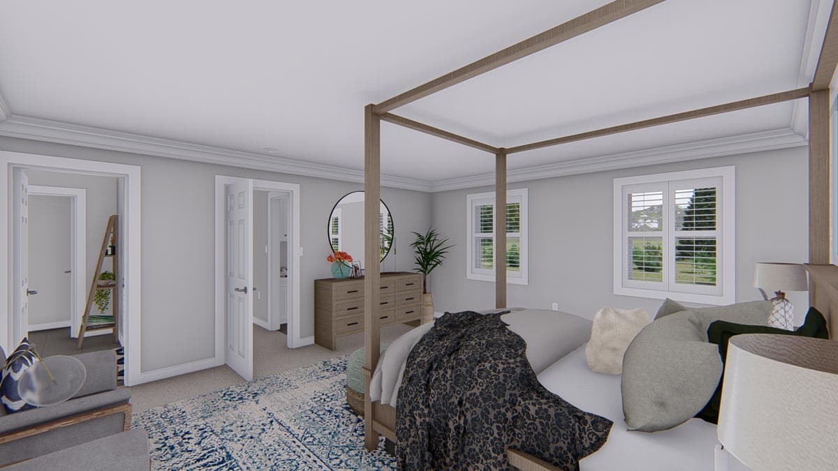 Plan 61287UT: 2-Story Traditional Home Plan with Great Closet Space - Image #25 - Traditional