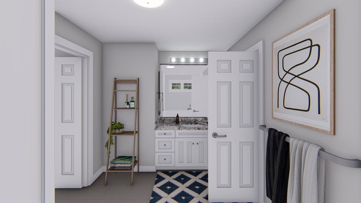 Plan 61287UT: 2-Story Traditional Home Plan with Great Closet Space - Image #27 - Traditional