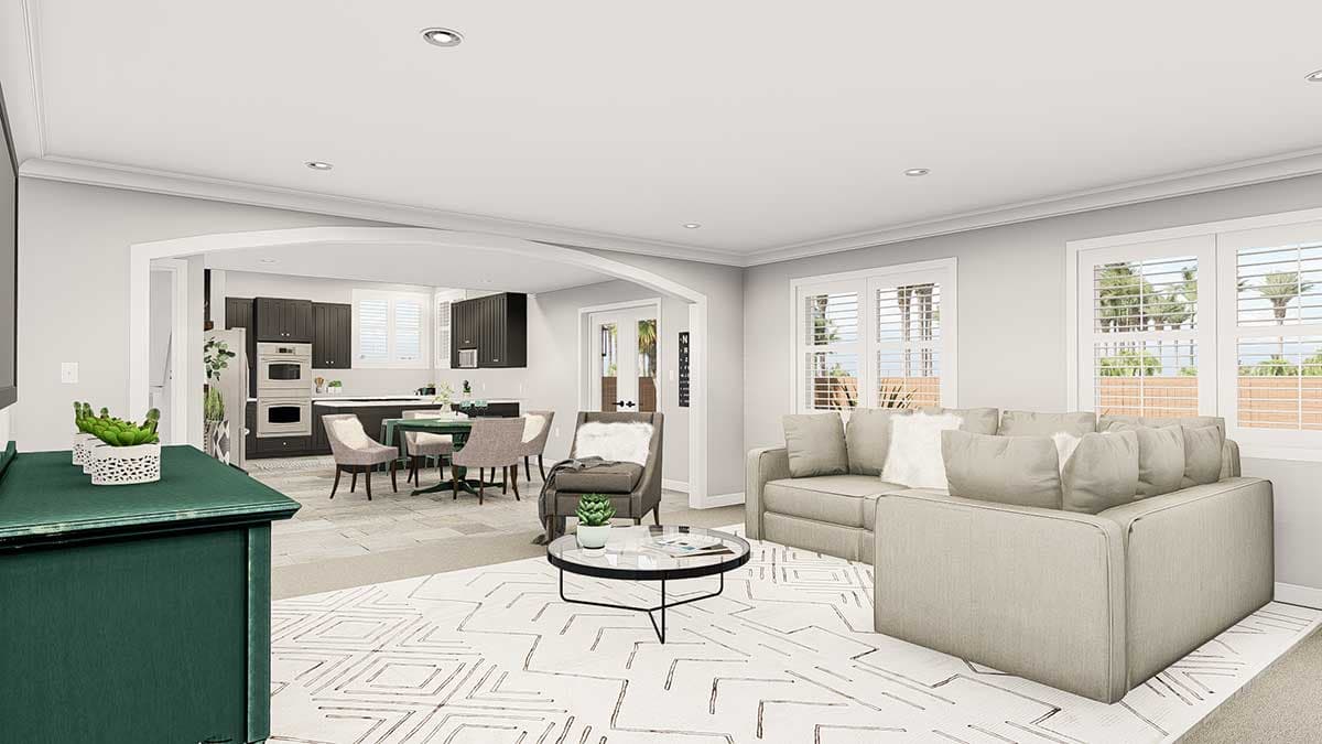 Plan 61300UT: Option for Lower Level Media Room - Image #9 - Traditional