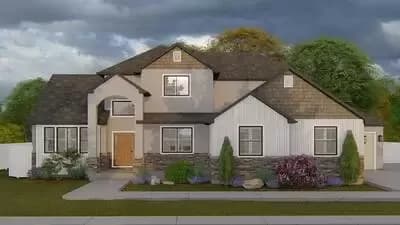 Craftsman Home Plan with Four-to-Seven Bedrooms