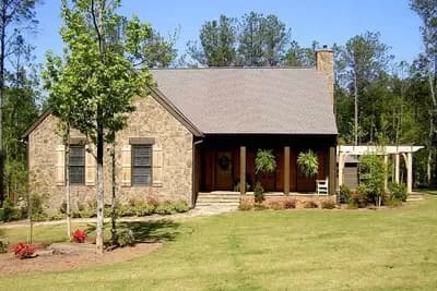 Hill Country Home Plan with Bonus Space