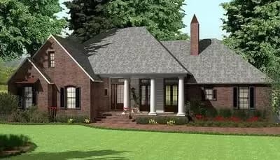 Southern Traditional House Plan Under 2200 Square Feet