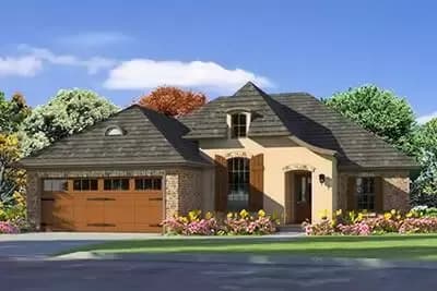 Gracious French Country Home Plan